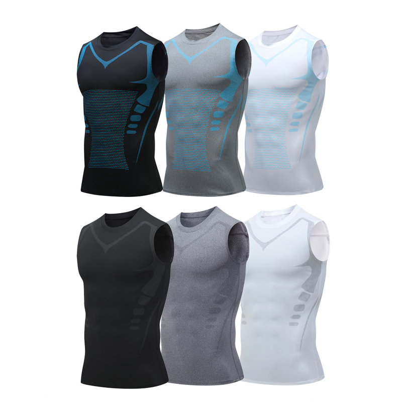 Crossfit Vest - Mans Compression Tank Top Men Gym
