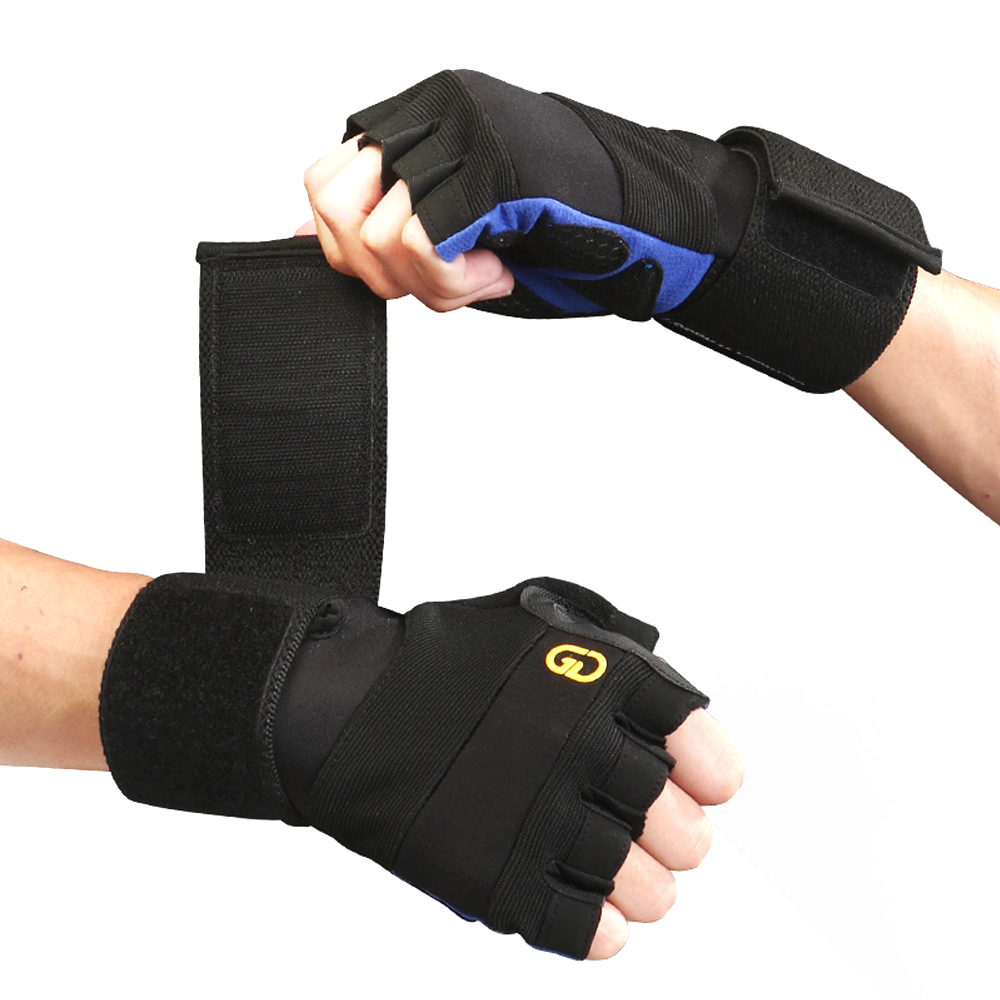 Gear For Crossfit - 1Pair Workout Gloves with Wrist Support