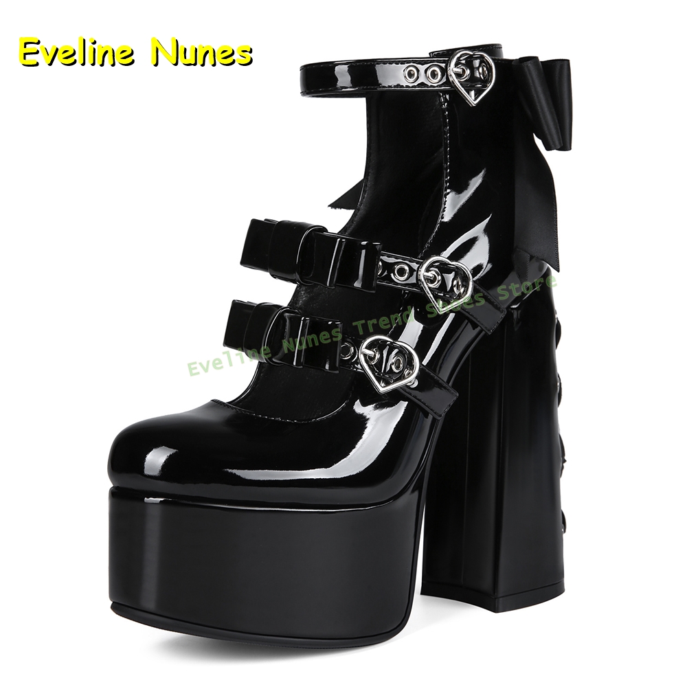Heart Buckle Platform Y2K Glad - Crossfit Outfit ulasan dan harga