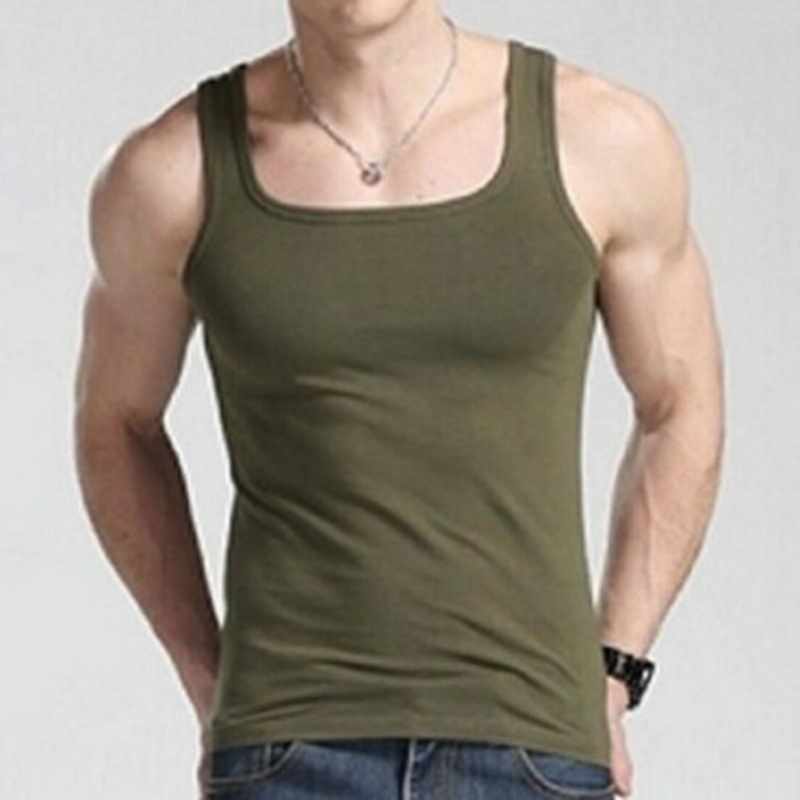 Men Sports Vest Sleeveless Squ - Crossfit Vest ulasan dan harga