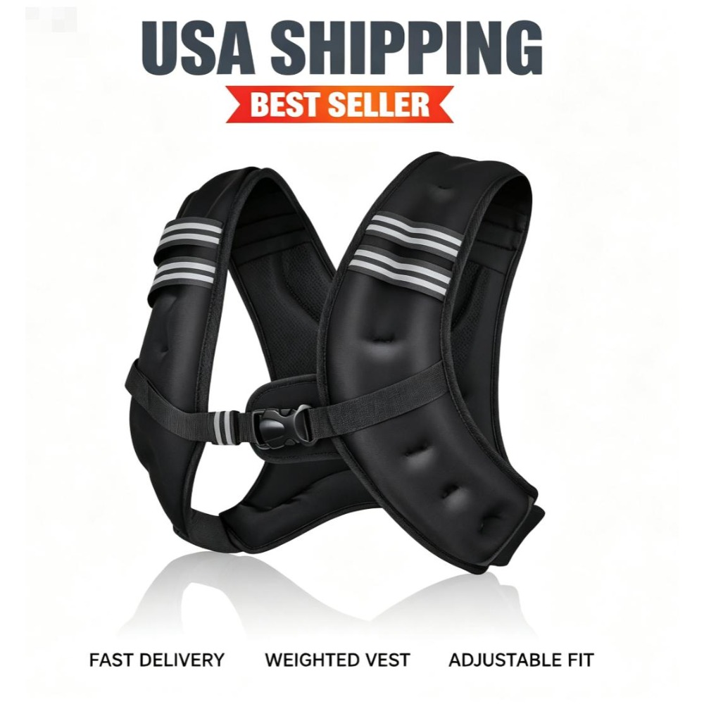 Fitness Weighted Vest Pre-Fill - Crossfit Vest ulasan dan harga