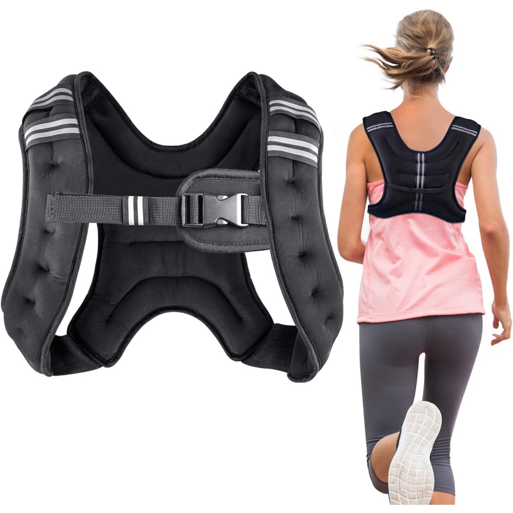 Fitness Weighted Vest Pre-Fill - Crossfit Vest ulasan dan harga
