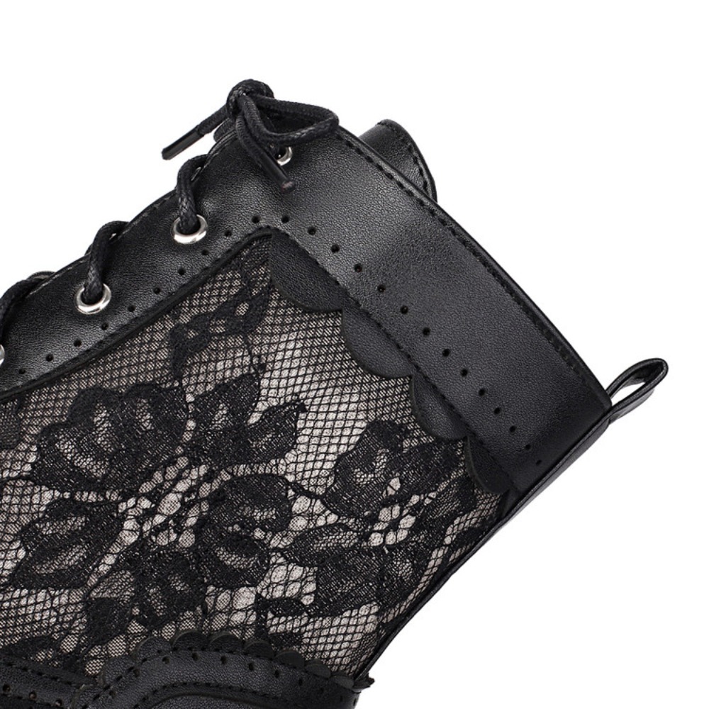 Vintage Hollow Out Lace Mesh F - Crossfit Outfit ulasan dan harga