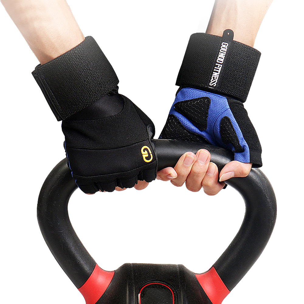 1Pair Workout Gloves with Wris - Gear For Crossfit ulasan dan harga